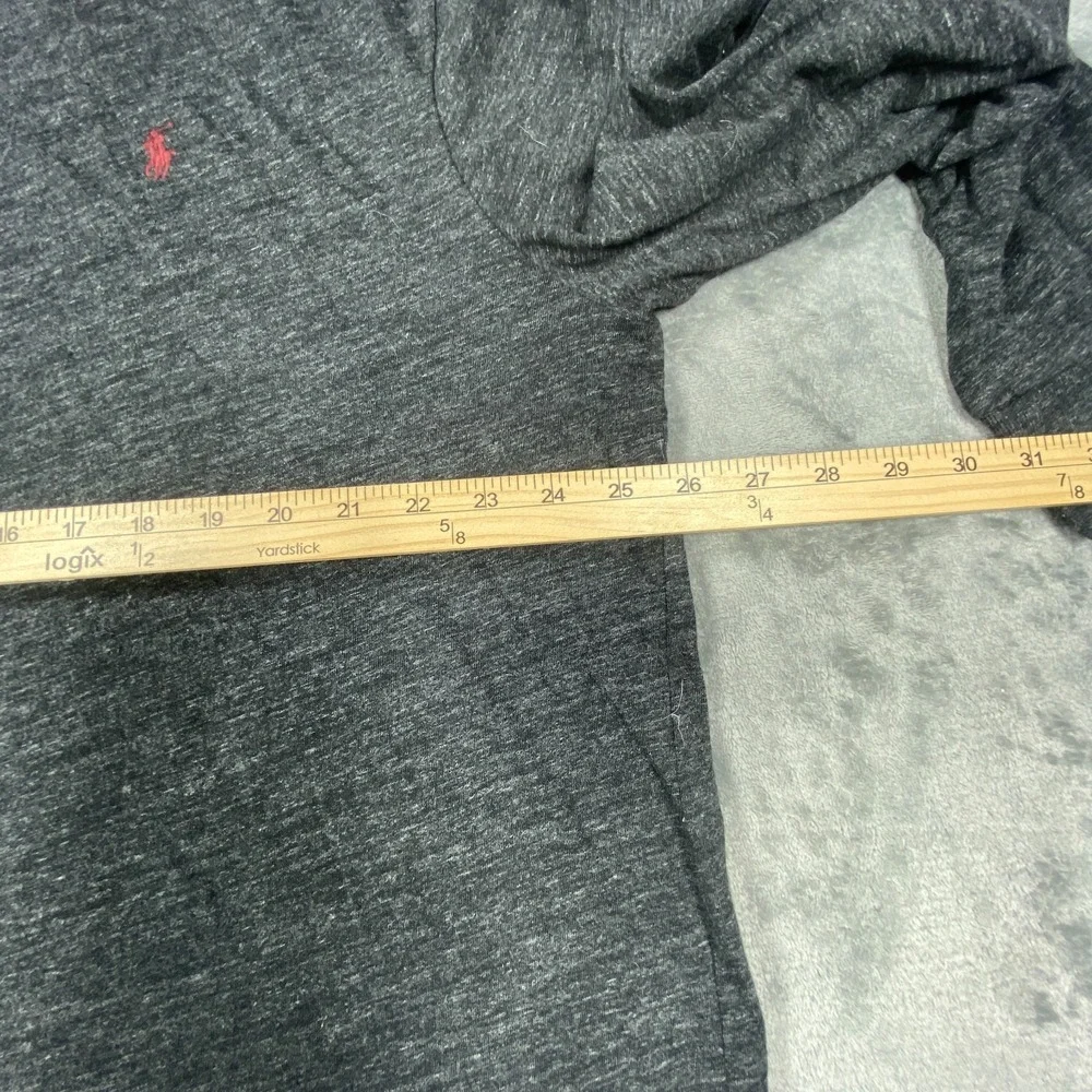 Polo Ralph Lauren T Shirt Long Sleeve Mens XL Gray Heather Classic Fit Crew Neck